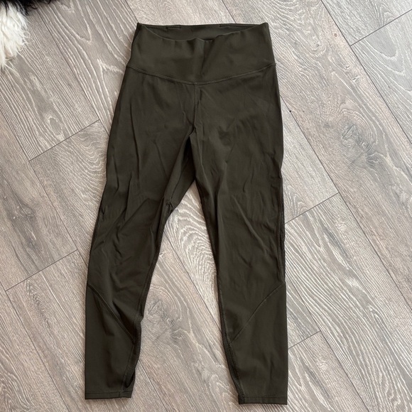 Lululemon Chic Olive Green Leggings - Picture 1 of 5